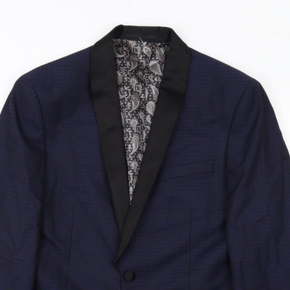 Mens UK Size 38 NEXT Regular Blue Suit Jacket