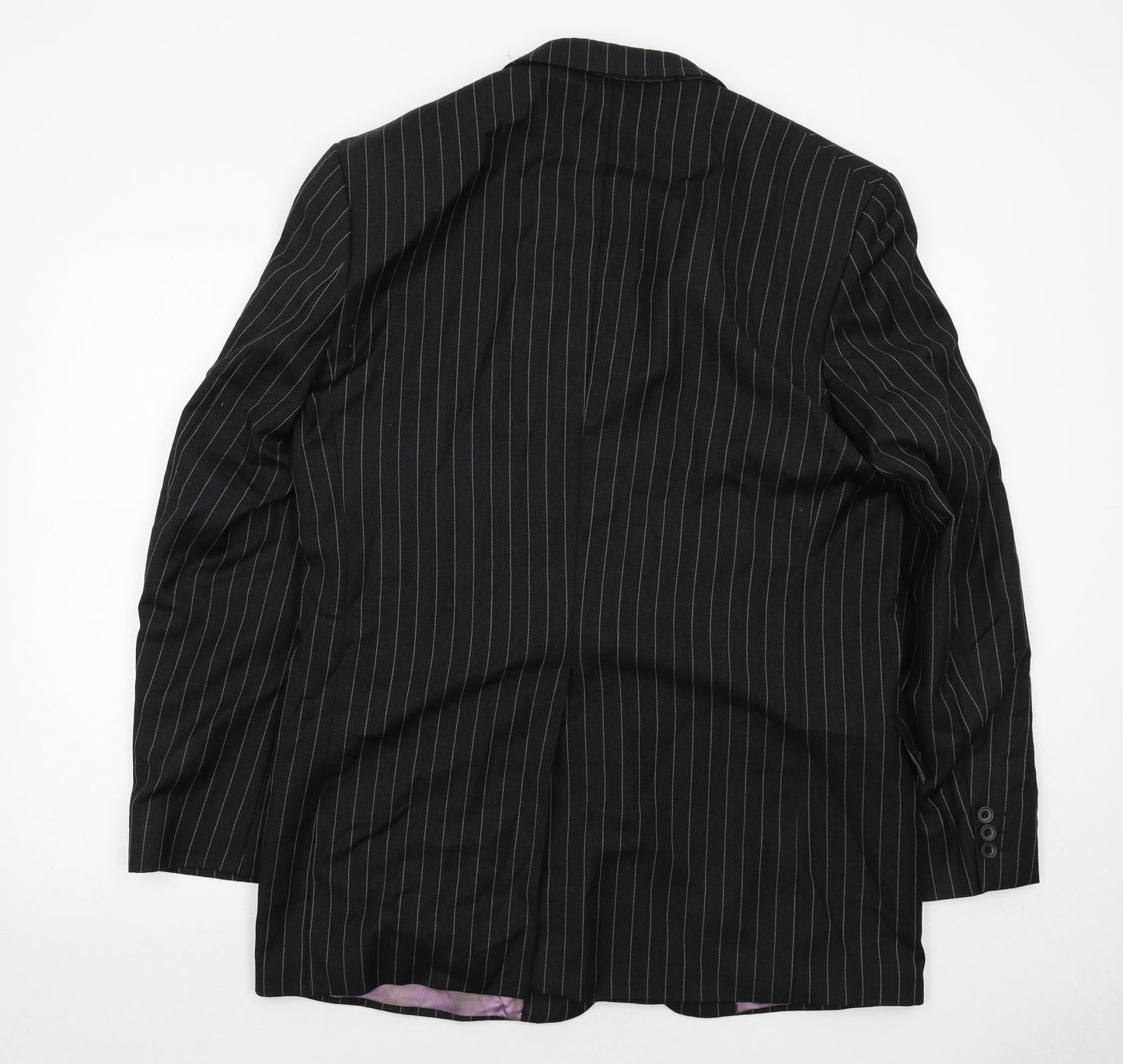 Mens UK Size 44 Fellini Regular Black Suit Jacket