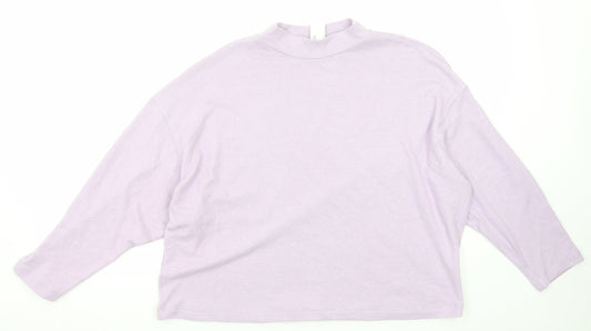 Womens UK Size M H&M Purple Pullover Jumper