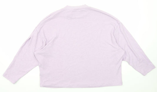 Womens UK Size M H&M Purple Pullover Jumper