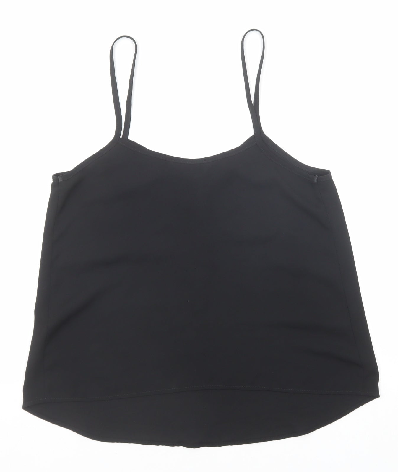 Womens UK Size 8 Topshop Black Basic Tank
