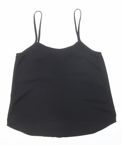 Womens UK Size 8 Topshop Black Basic Tank