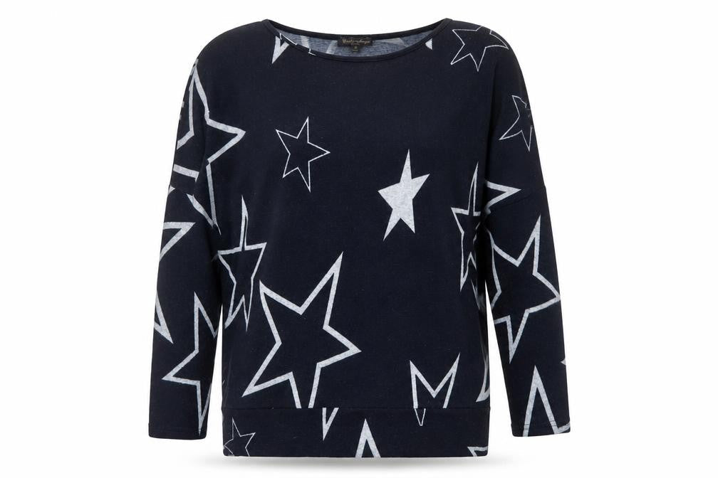 Womens UK Size 10 Caroline Morgan Blue Pullover Jumper