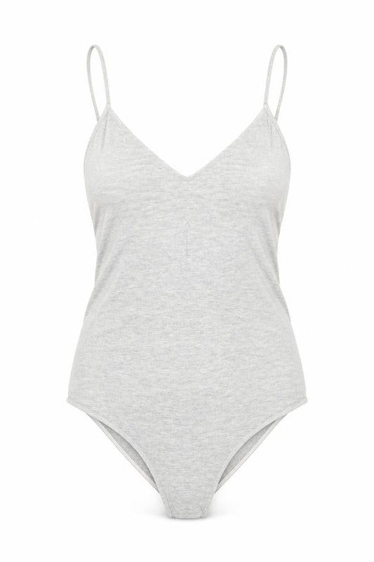 Womens UK Size S H&M One-Piece Grey Bodysuit