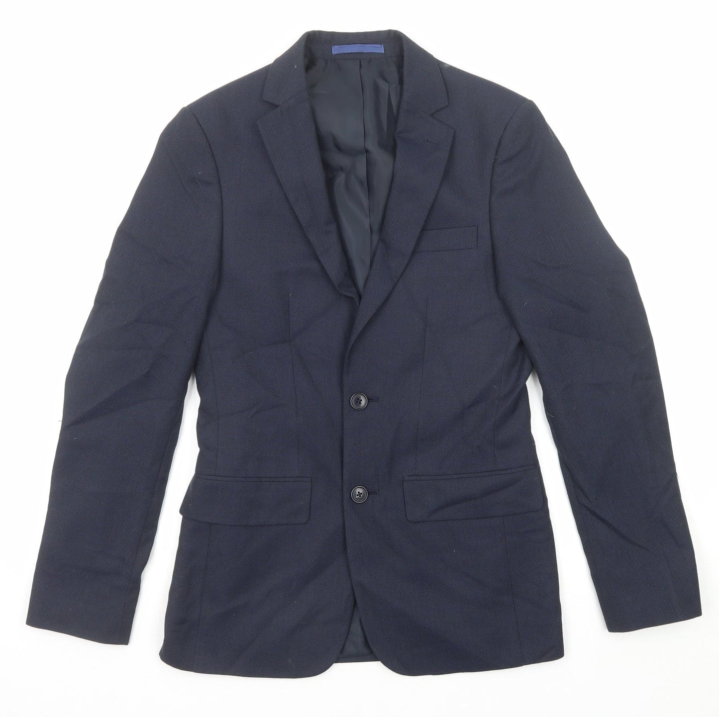 Mens UK Size 34 Marks and Spencer Regular Blue Suit Jacket