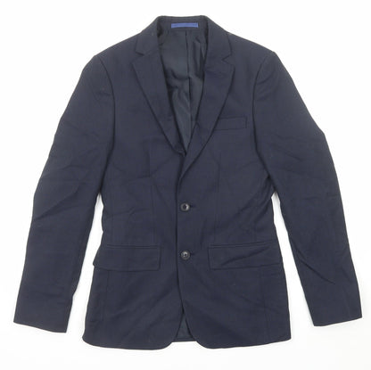 Mens UK Size 34 Marks and Spencer Regular Blue Suit Jacket