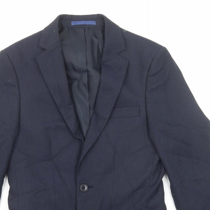 Mens UK Size 34 Marks and Spencer Regular Blue Suit Jacket