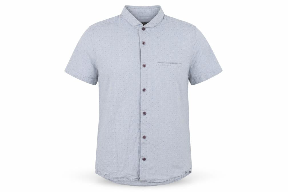 Mens UK Size M Burton Blue  Button-Up Short Sleeve Casual Shirt
