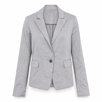 Womens UK Size 8 New Look Regular Grey Blazer
