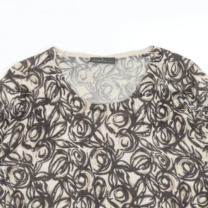 Womens UK Size 10 Alex & Co. Brown Pullover Jumper