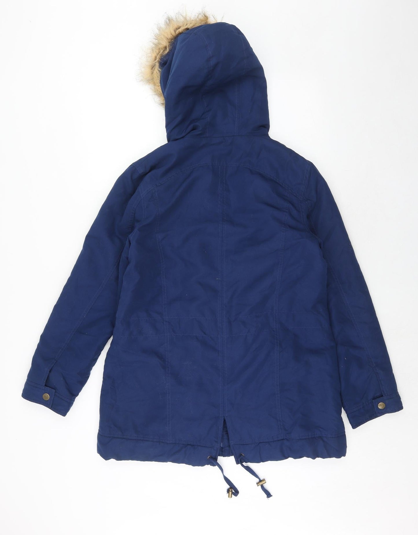 Womens UK Size 10 TG Blue Parka Coat
