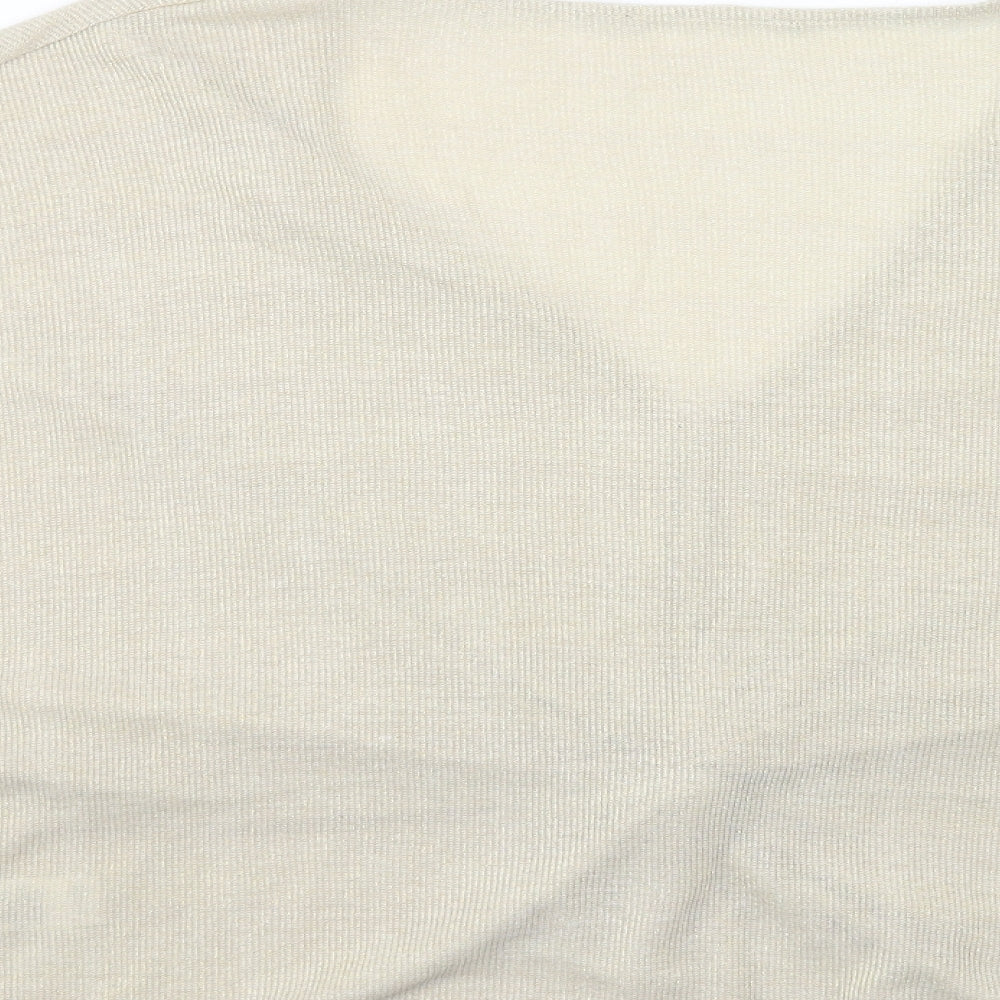 Womens UK Size 24 Marks and Spencer Gold Basic T-Shirt