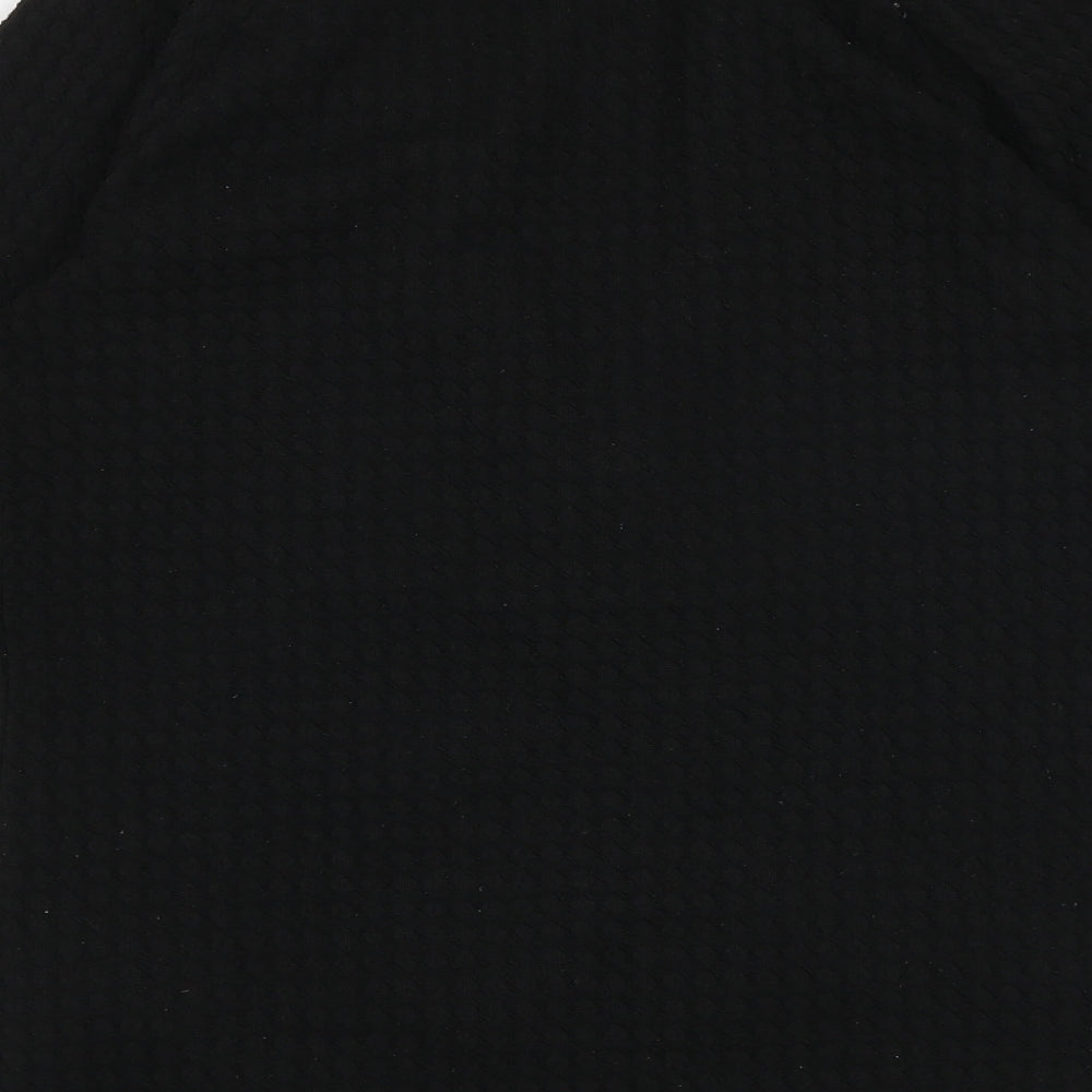 Womens UK Size 6 Warehouse Black Cardigan Jumper