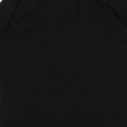 Womens UK Size 6 Warehouse Black Cardigan Jumper
