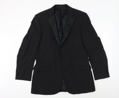 Mens UK Size 40 Karl Jackson Regular Black Suit Jacket
