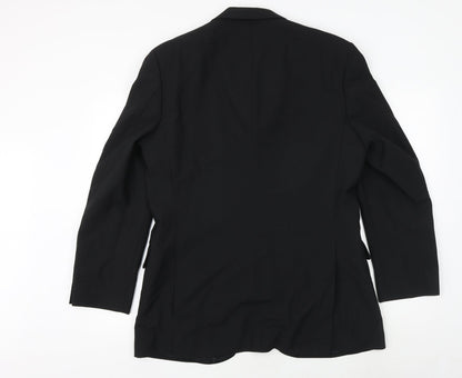 Mens UK Size 40 Karl Jackson Regular Black Suit Jacket