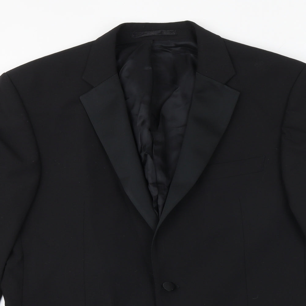 Mens UK Size 40 Karl Jackson Regular Black Suit Jacket