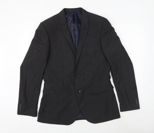 Mens UK Size 40 NEXT Regular Grey Suit Jacket