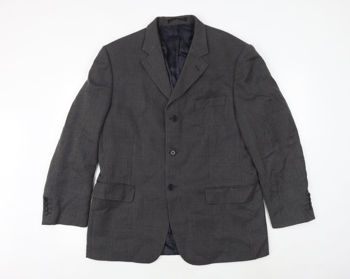 Mens UK Size 42 Marks and Spencer Regular Black Suit Jacket