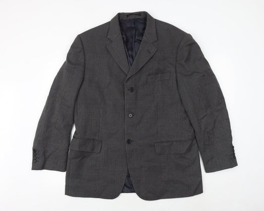 Mens UK Size 42 Marks and Spencer Regular Black Suit Jacket