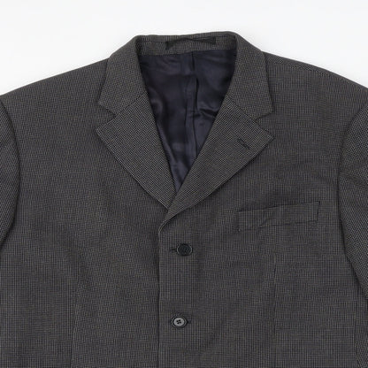 Mens UK Size 42 Marks and Spencer Regular Black Suit Jacket