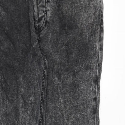 Mens UK Size 32 in River Island Regular Fit Skinny Grey Jeans