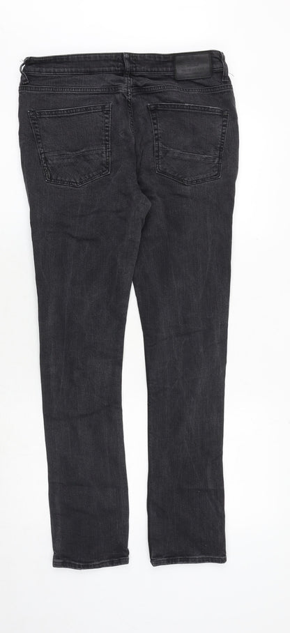 Mens UK Size 32 in River Island Regular Fit Skinny Grey Jeans