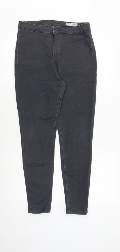 Womens UK Size 14 Marks and Spencer Regular Fit Skinny Grey Jeans