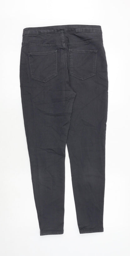 Womens UK Size 14 Marks and Spencer Regular Fit Skinny Grey Jeans