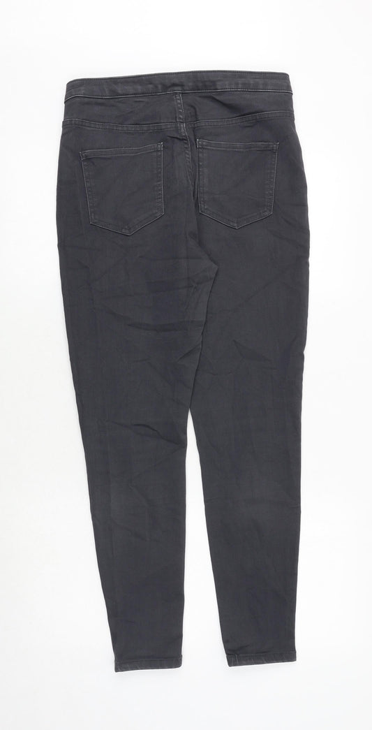 Womens UK Size 14 Marks and Spencer Regular Fit Skinny Grey Jeans