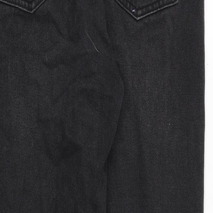 Nasty Gal Womens Black Cotton Skinny Jeans Size 31 in Regular Zip