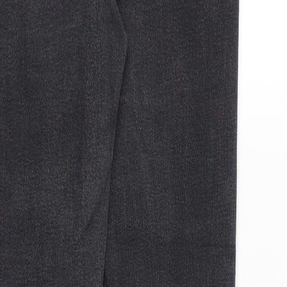 Topshop Womens Grey Cotton Skinny Jeans Size 32 in Regular Zip
