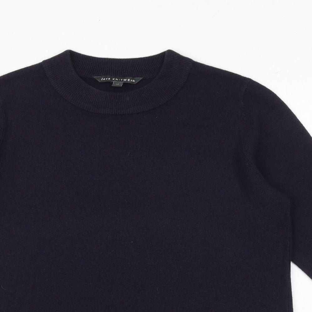 Womens UK Size 12 Bonmarché Blue Pullover Jumper