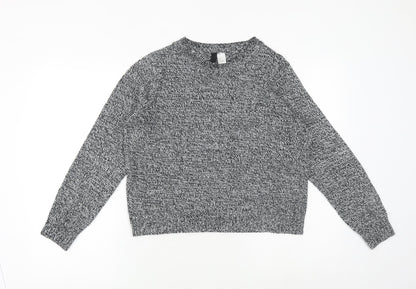 Womens UK Size S H&M Grey Pullover Jumper