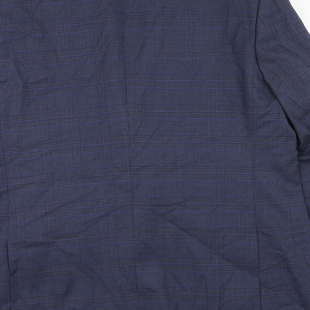 Mens UK Size 46 Marks and Spencer Regular Blue Suit Jacket