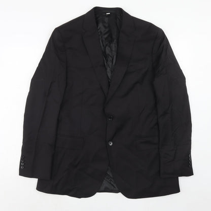 Mens UK Size 42 Marks and Spencer Regular Black Suit Jacket