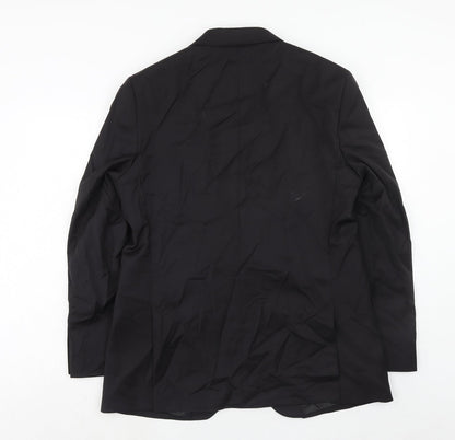 Mens UK Size 42 Marks and Spencer Regular Black Suit Jacket