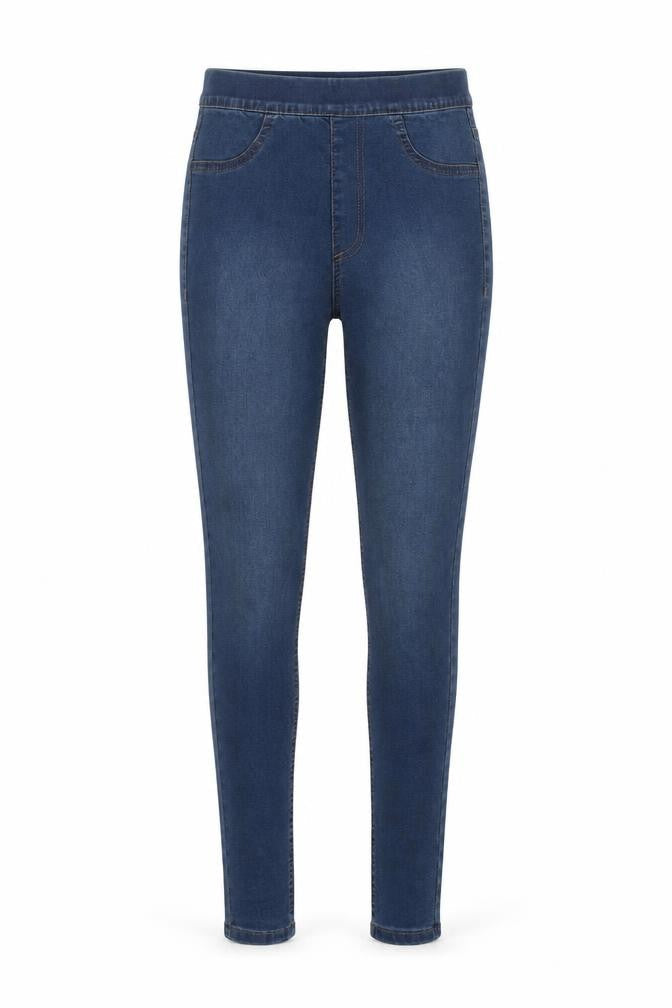 Marks and Spencer Womens Blue Cotton Jegging Jeans Size 6 Regular