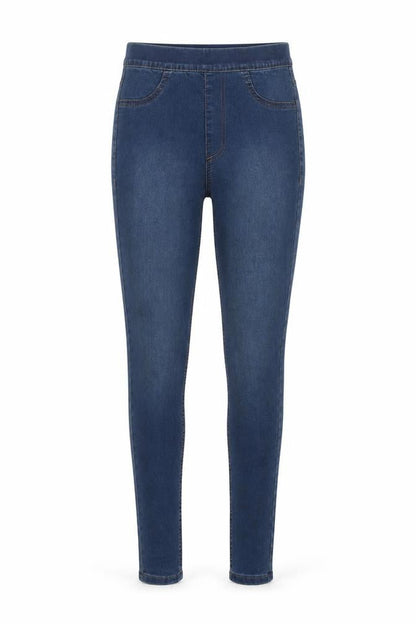 Marks and Spencer Womens Blue Cotton Jegging Jeans Size 6 Regular