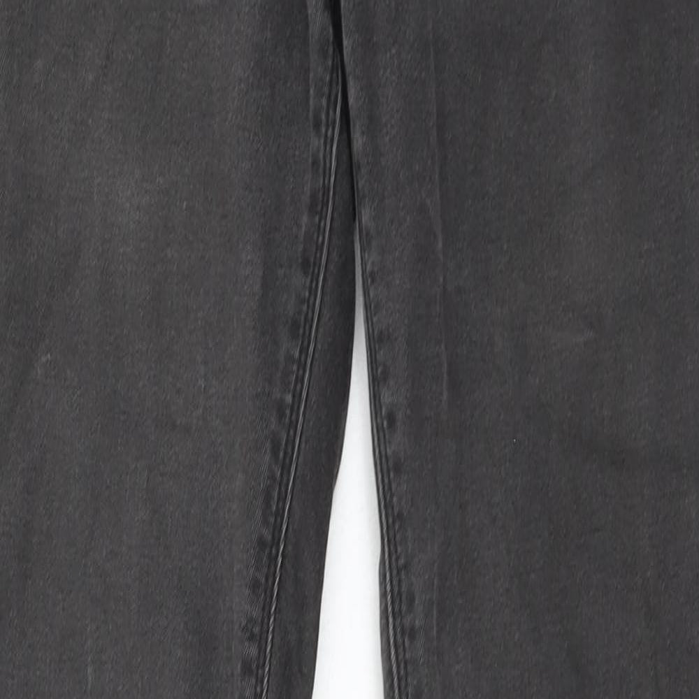 ASOS Womens Grey Cotton Skinny Jeans Size 26 in L34 in Regular Zip