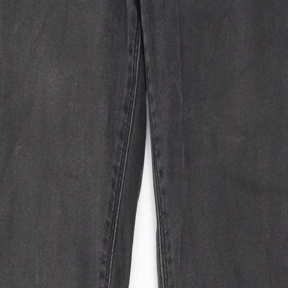 ASOS Womens Grey Cotton Skinny Jeans Size 26 in L34 in Regular Zip