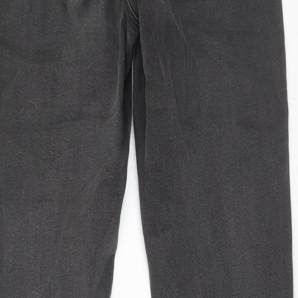 ASOS Womens Grey Cotton Skinny Jeans Size 26 in L34 in Regular Zip