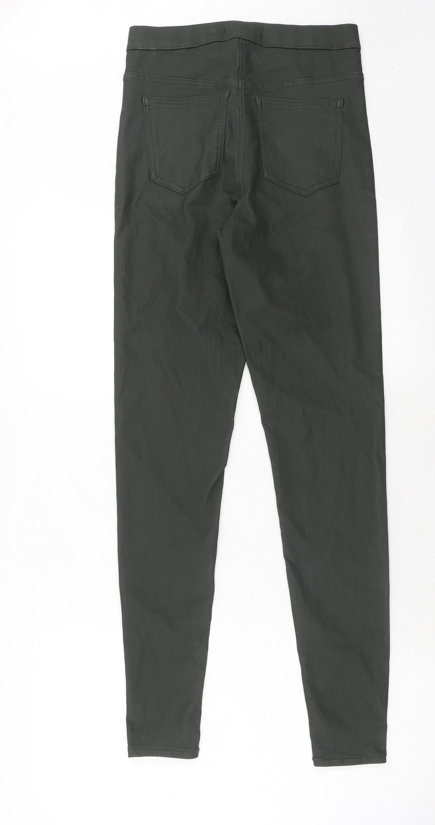 Womens UK Size 8 Marks and Spencer Regular Fit Jegging Green Trousers