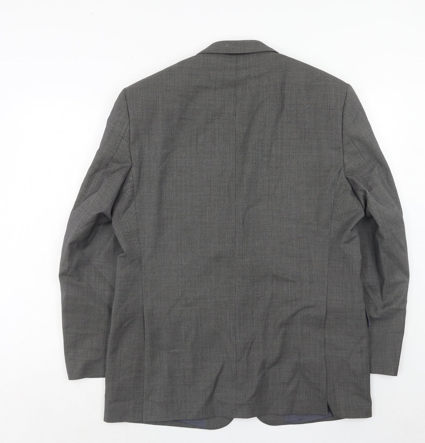 Mens UK Size 42 Daniel Hetcher Regular Grey Suit Jacket