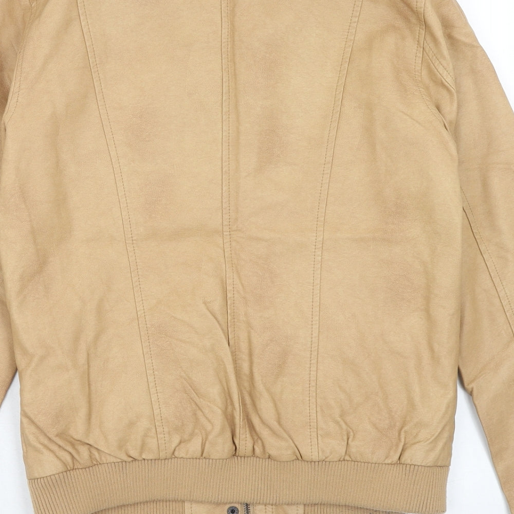 House Womens Brown Jacket Size L Zip
