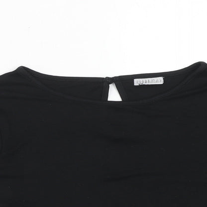 Womens UK Size XS Cooperative Black Basic Blouse