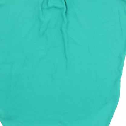 Womens UK Size M Violet & Claire Green Basic Blouse