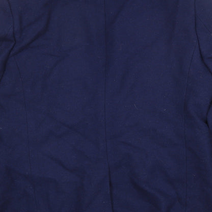 ASOS Mens Blue Wool Jacket Suit Jacket Size 42 Regular