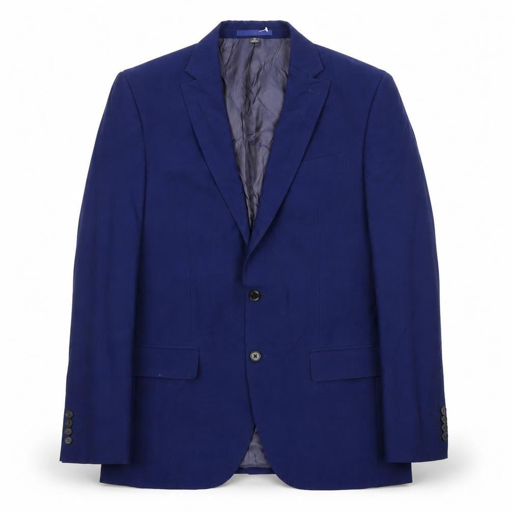 Mens UK Size 40 Marks and Spencer Regular Blue Suit Jacket