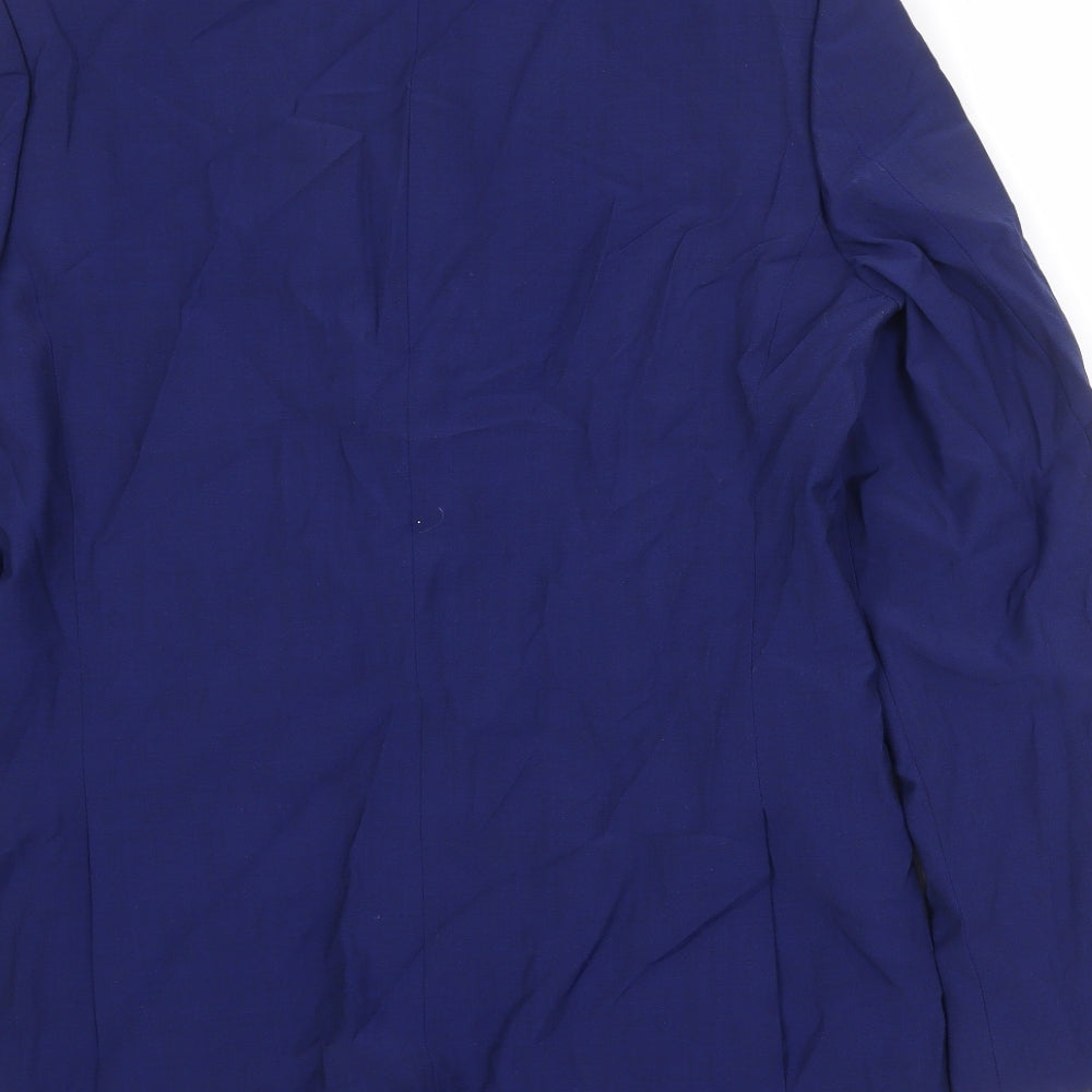 Mens UK Size 40 Marks and Spencer Regular Blue Suit Jacket